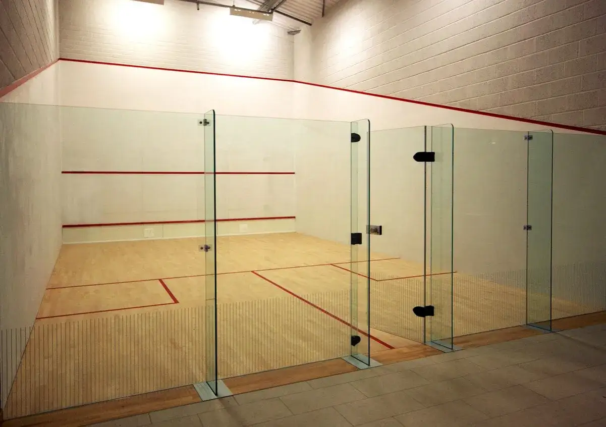 Klub squash U Przewoźnika Tychy wnętrze kortu