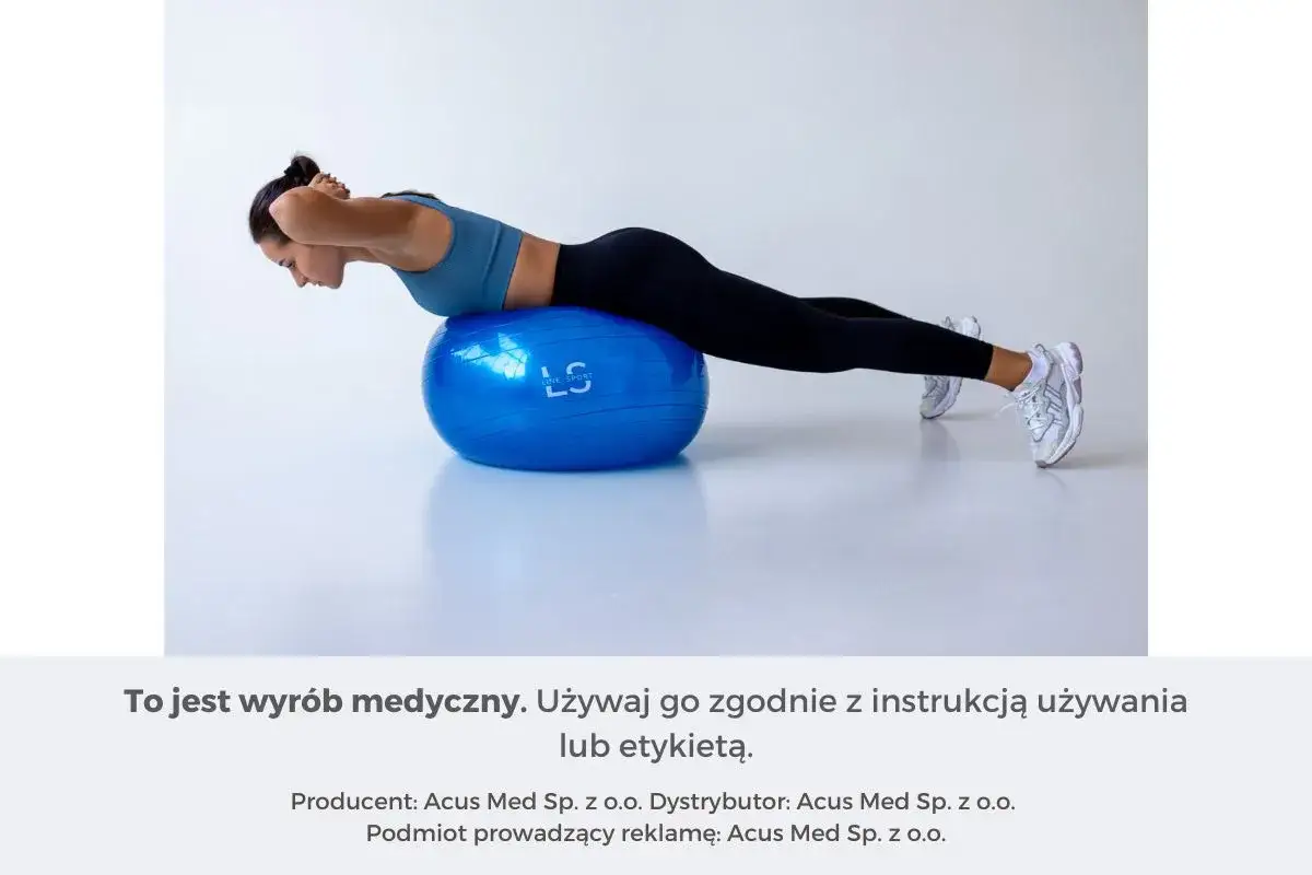 tabela rozmiar&oacute;w piłki do pilatesu wzrost średnica