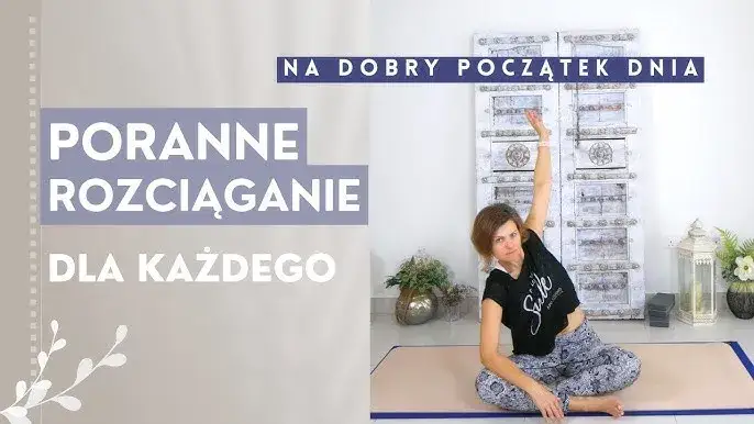Poranne rozciąganie dynamiczne energiczny start dnia