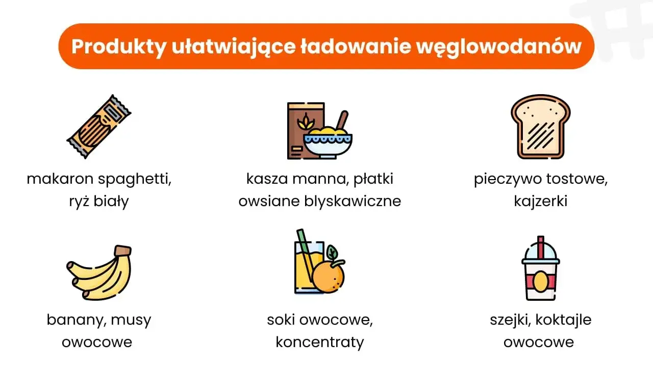 zdrowy posiłek biegacza przed biegiem 10 km