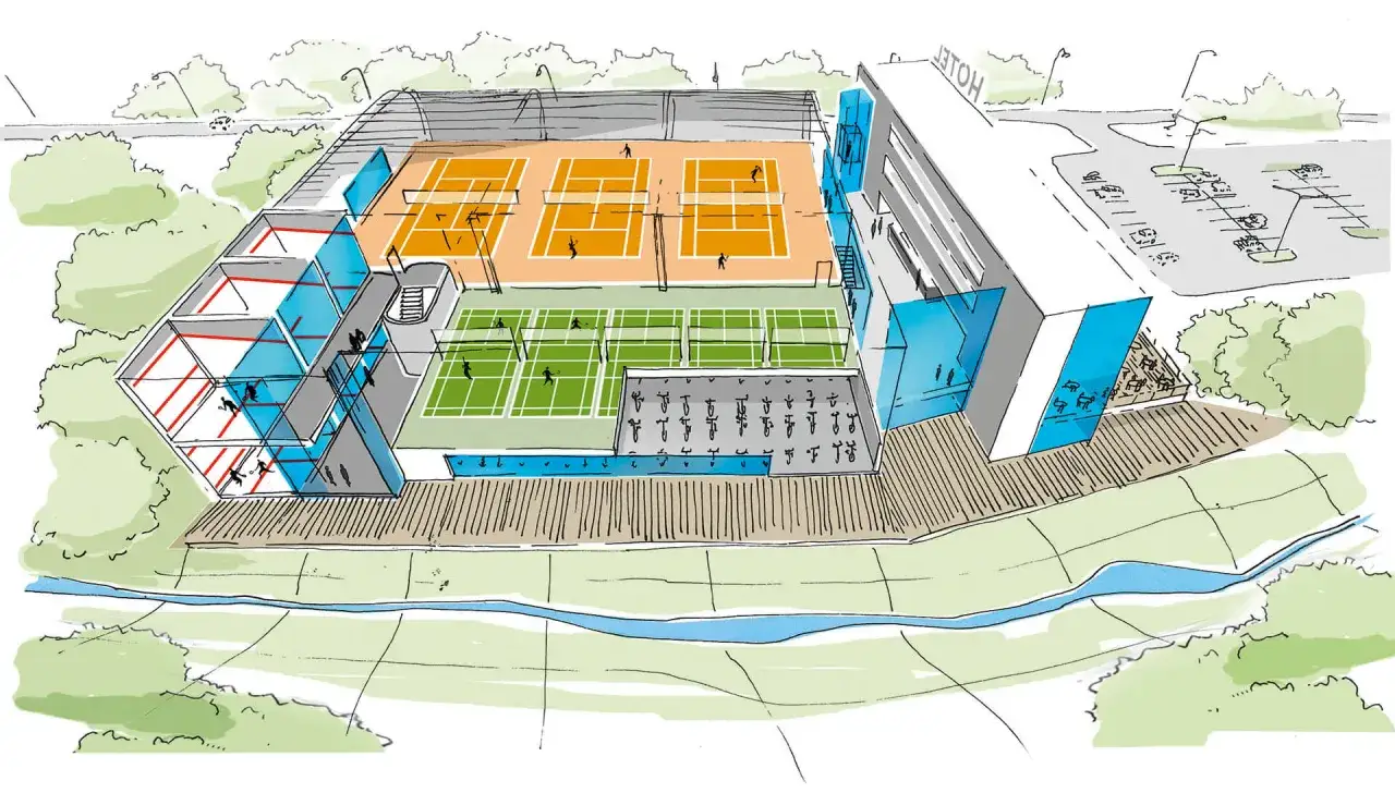 Mapa kluby squash Poznań, lokalizacje kort&oacute;w